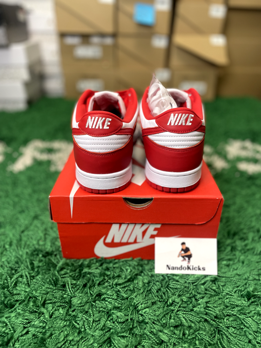Nike Dunk Low Red White St. John's CU1727-100 Men Shoes NEW Nike Dunk Low Red White St. John's CU1727-100 Men Shoes NEW