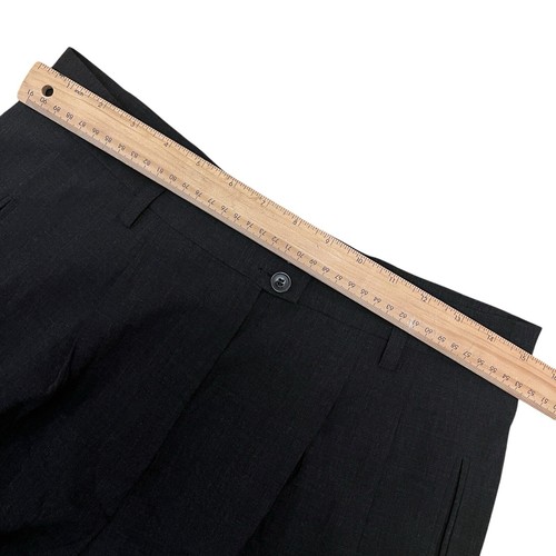 Abito Luciano Barbera uomo nero pantalone lana gamba dritta EU 46 US 32x30 ITALIA - Foto 5 di 7