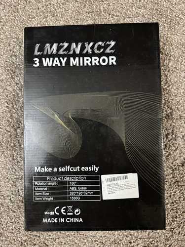  3 Way Mirror For Self Hair Cutting,360 Haircuts Mirror Men For Barber Us - Picture 1 of 2