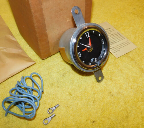 1958 1959 AMC Rambler Six Rebel Ambassador Super Custom NOS ELECTRIC DASH CLOCK - Picture 2 of 5
