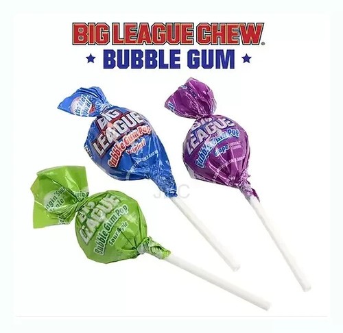 10 LB Big League Chew Lollipops Bubble Gum Center Candy Pops FREE SHIP 48 STATES - Picture 2 of 6