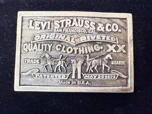 Levi's Strauss & Co Original Riveted Clothing Bergamot Vintage 1976 Belt Buckle - Picture 13 of 18