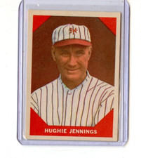 1960 Fleer Hughie Jennings New York Giants #67 🚀😳💥  EX
