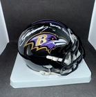 ZAY FLOWERS signed BALTIMORE RAVENS SPEED Mini Football Helmet w/ COA JSA