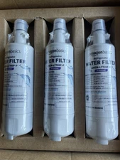 Amazon Basics 3- pk Standard Refrig. Water Filters AMZN-LT700P-S **New/Sealed
