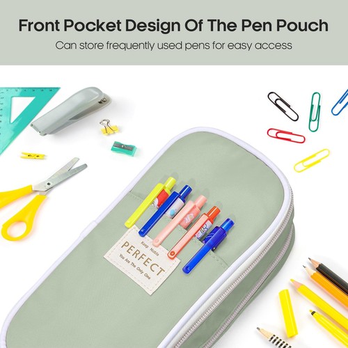 Large Pencil Case High Capacity Holder, Portable Pencil Bag, Multi - Slot Pen... - Picture 4 of 5