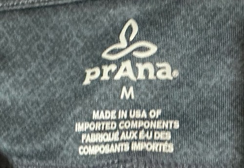 PrAna Women’s Ashley Legging Capris M Gray Pattern Tight Fit Yoga Activewear - Picture 7 of 7