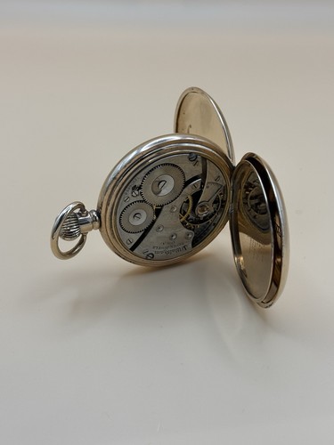 Waltham Full Hunter 10ct Gold seven Jewels Pocket Watch - Needs a Service - Picture 3 of 19