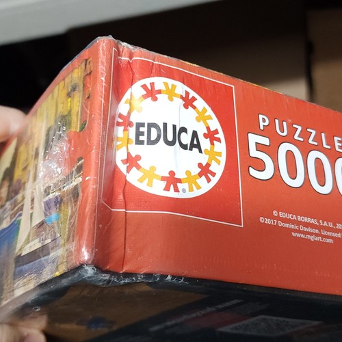 Educa 5000 Piece Jigsaw Puzzle - Mediterranean Harbour - Dominic Davison SEALED - Picture 5 of 5