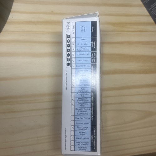 Emerson ‎80 Series 1F83C-11PR Thermostat (Open Box) - Picture 3 of 4