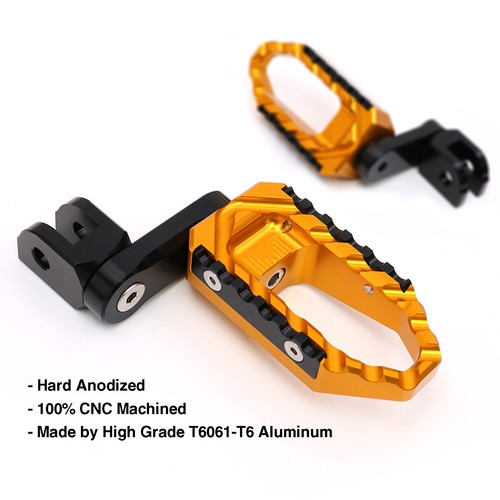 1.5" Lowered Gold Front Highway Foot Pegs For CBR650F 14 15 16 17 18 - Picture 5 of 6