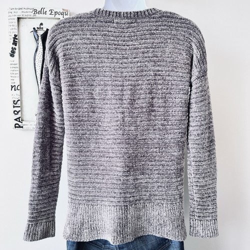 Pink Rose Chenille Mocha Ribbed Pullover High Low Sweater Sz XS - Picture 5 of 9