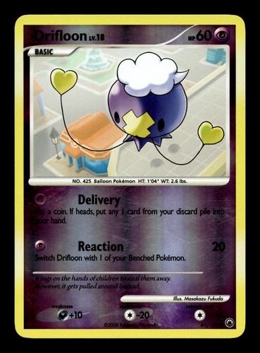 Drifloon 61/100 Reverse Holo Majestic Dawn