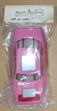 Booth Machine 4 1/2" Nascar Oldsmobile in Pink Slot Car Body, New Old Stock.
