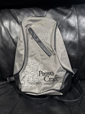 Provo Craft Cricut Storage Tote Bag Backpack Grey Black