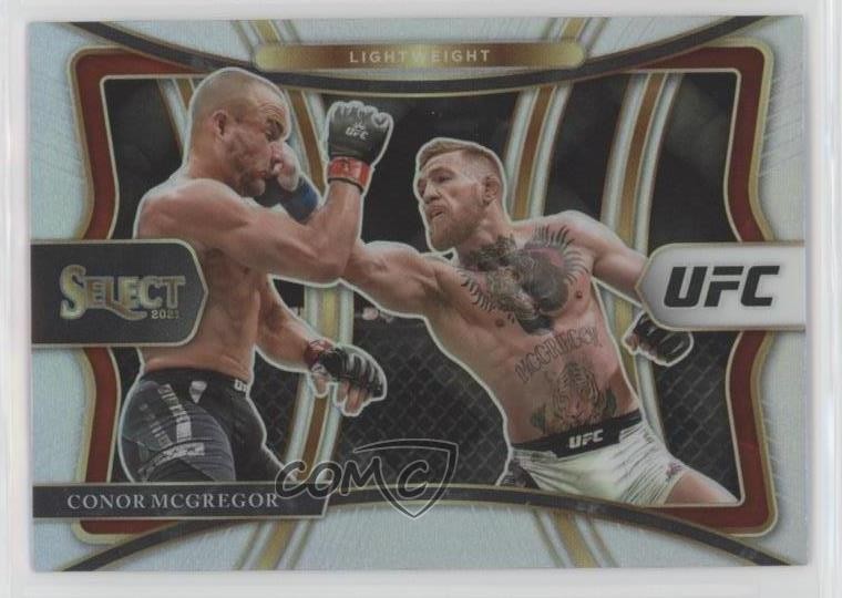 2021 Panini Select UFC Premier Level Silver Prizm Conor McGregor #199 0b5
