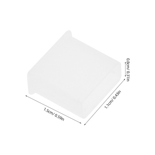 Coques USB 50 Pcs pour Ports Standard Prises Transparentes pour Ordinateurs Portables - Photo 9 sur 12