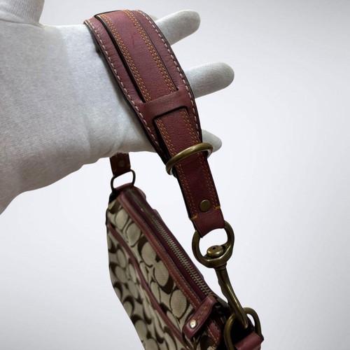 Coach Soho Signature Y2K One-Shoulder Bag Gebraucht Aus Japan - Bild 9 von 12