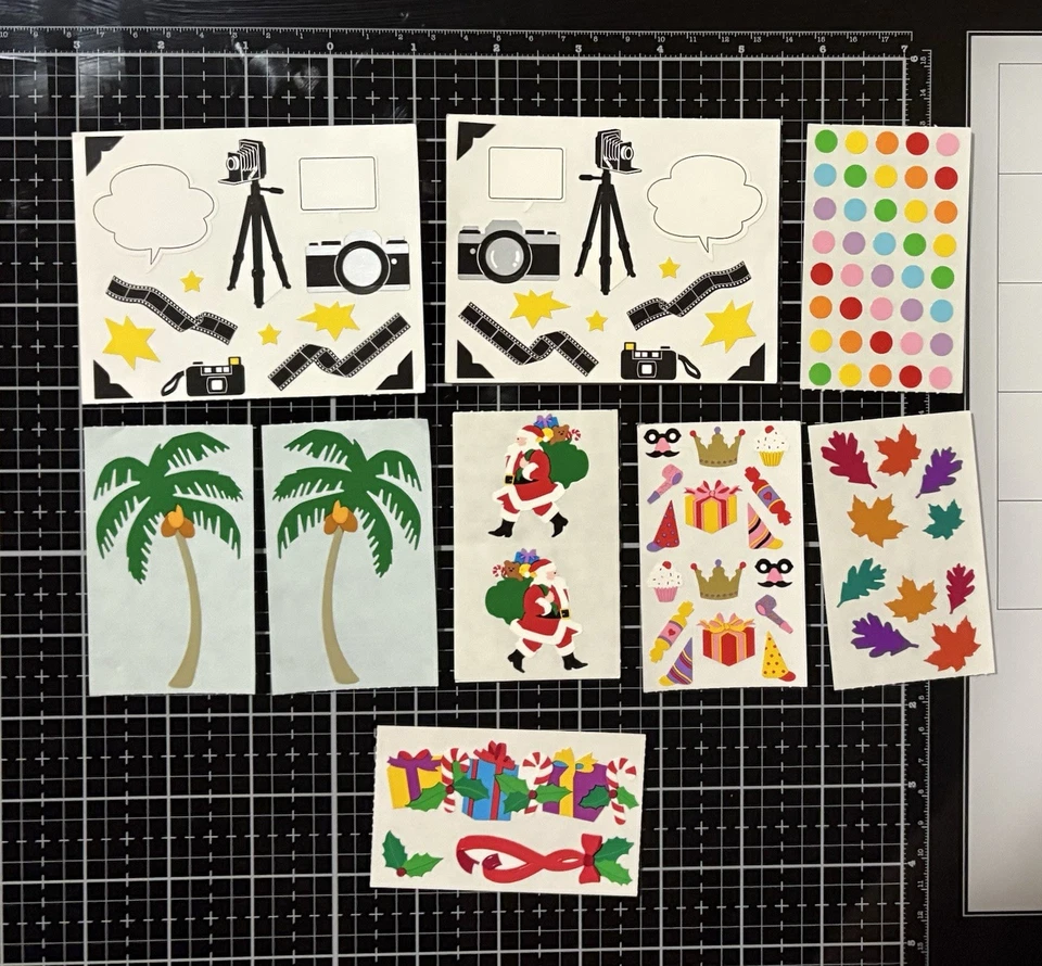 Lote de hojas de pegatinas vintage Sandylion Disney álbum de recortes/Sra. Grossman Foto 3 de 3