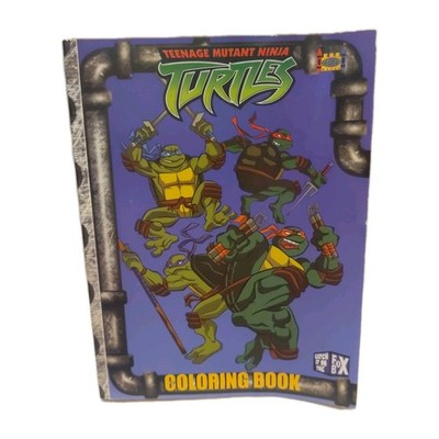 Teenage Mutant Ninja Turtles Coloring Book Unused Leapyear Publishing 2003 VTG