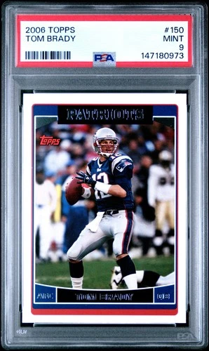 2006 TOPPS #150 TOM BRADY PSA 9