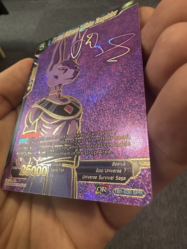 Tb1 030 Beerus Universe 7 Divine Vanquisher Dragon Ball Super (Read Description) - Foto 5 di 11