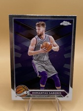 2023-24 Domantas Sabonis Topps Chrome Sacramento Kings Trading Card FREE SHIP