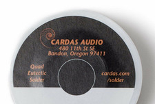 Cardas Audio Quad Eutectic Silver Solder Rosin Flux Core .032 Dia  75 inches