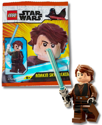 LEGO Star Wars Anakin Skywalker Minifigure Clone Wars Jedi Robe New (sw1398)