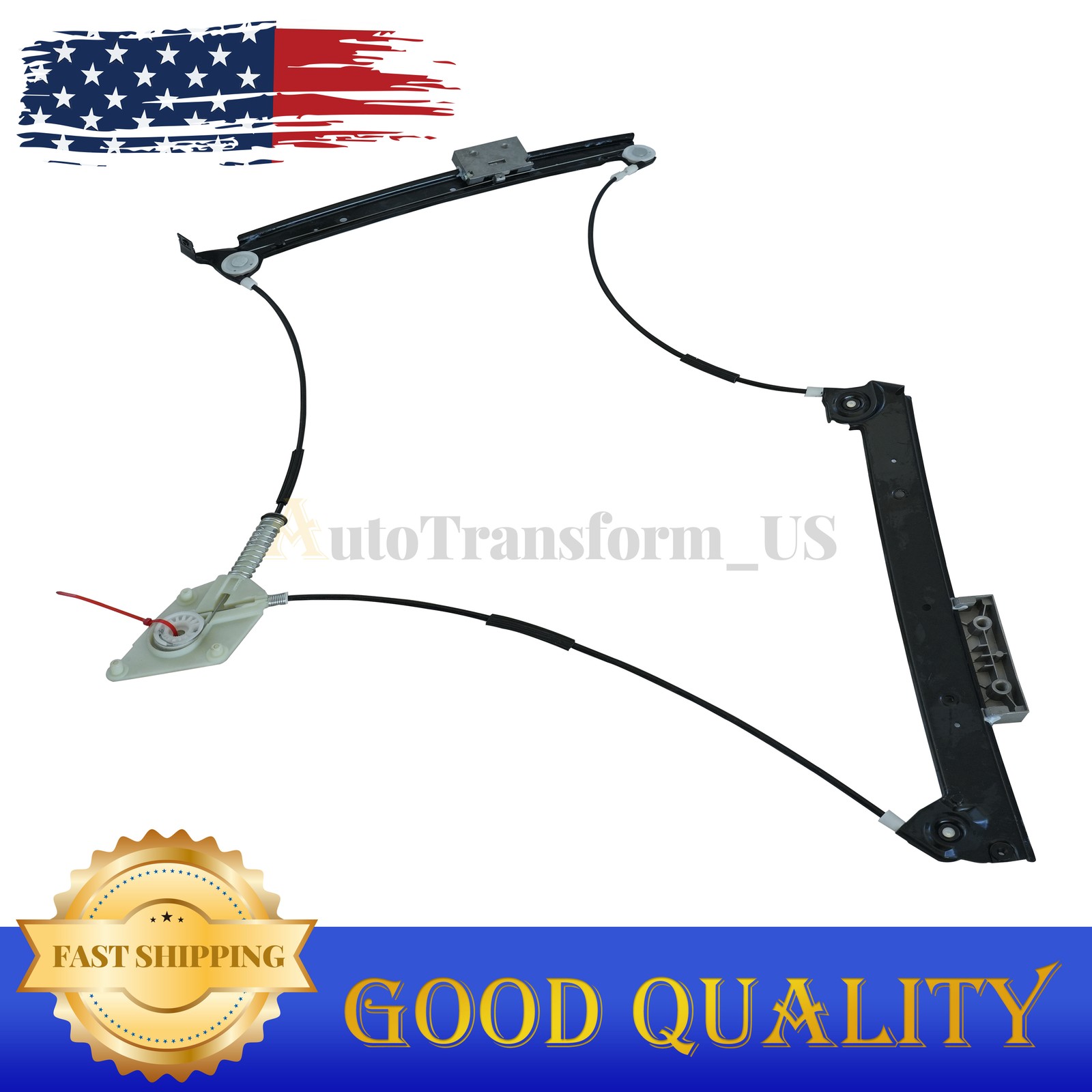 For 04-18 Bentley Continental GT Coupe 3W0837401J Front Left Window Regulator US