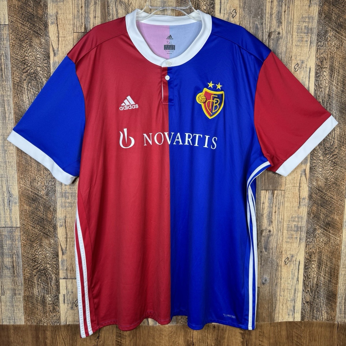 FC Basel 2017-18 Home Soccer Jersey Adidas Men's 3XL | eBay
