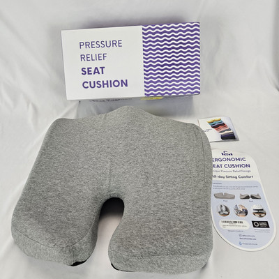 #ad Patented Pressure Relief Seat Cushion for Long Sitting Hours on Office Chair Car $54.99