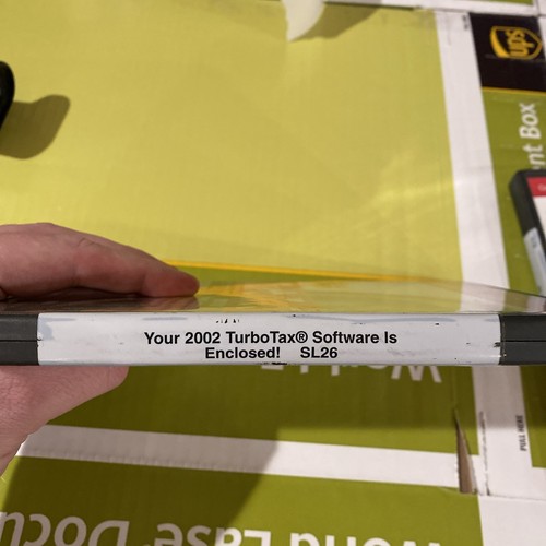 Turbotax Premier Home & Buisness 2002 - Logiciel de taxe CD pour bureau Neuf (scellé) - Photo 2/3