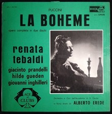 Puccini-La Boheme-Doppio Album-Edizione Italiana Con Libretto 