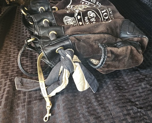 Borsa a mano vintage Juicy Couture Daydreamer Scottie Dogs borsa Y2K tote bag velluto - Foto 14 di 18