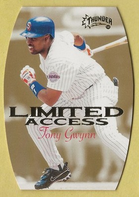 1998 Circa Thunder Tony Gwynn Limited Access San Diego Padres 7LA