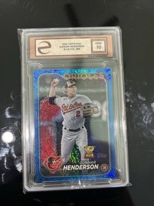 2024 TOPPS ALL-STAR ROOKIE BLUE FOIL #450 GUNNAR HENDERSON #/999 MINT 10