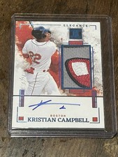 2025 Panini Impeccable Elegance 3 Patch Auto 1/1 Kristian Cambell