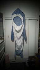 Shark Wearable Blanket Feel Hoodie One Piece