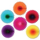 Beistle Mini Flower Fans - Spring/Summer | Party Supply | Decoration