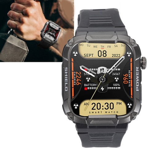 1.85in Sport Smartwatch BT5.2 Music Playing Touchscreen Smartwatch IP68 Water FY - Zdjęcie 14 z 24