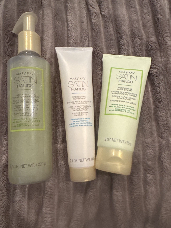 Mary Kay Satin Hands Pampering Set – White Tea & Citrus & Fragrance-Free – 3 - Image 2 of 3