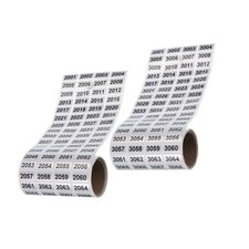 2000pcs 2001 to 4000 Consecutive Number Stickers Inventory Label Black Numbers