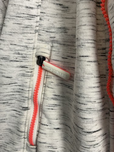 Superdry Chaqueta Windtrekker Mujer Talla UK 14 Blanco Gris Piel Sintética Forrada - Imagen 7 de 14