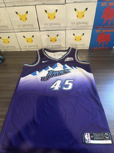 Donovan Mitchell Jersey Nike Swingman Utah Jazz Throwback Men's Size 40