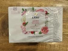 LIMITED EDITION - Dove Garden Tea Party Bar Soap - Rose Berry Bouquet (4Bars)