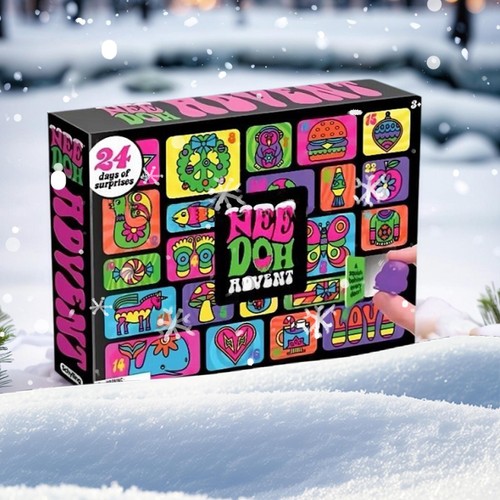 Calendario de Navidad de Adviento Nee-Doh 2025 24 días cuenta regresiva estatuilla decoración de escritorio - Imagen 9 de 11