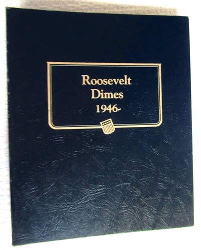 WHITMAN CLASSICS 9119  ROOSEVELT DIMES 1946-1986 ALBUM, Made in U.S.A. Preowned