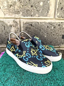 Baskets Gucci en cuir multicolore Gucci Dublin Ghost à enfiler US 6,5UK 6