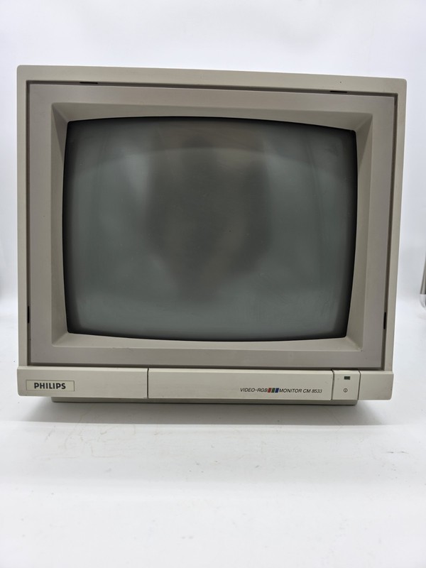 Philips CM 8533 RGB CRT Monitor Commodore C64 C128 Amiga